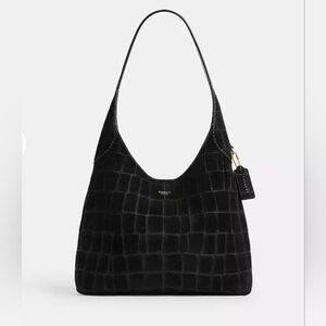 Coach Blooklyn Medium Shoulder Bag 28 In Suede